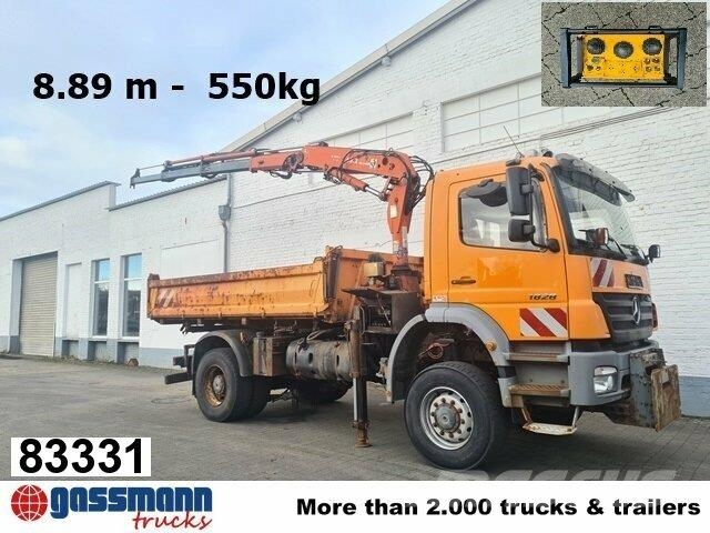 Mercedes-Benz Axor 1828 AK 4x4, Winterdienstausstattung, Kran Kipper