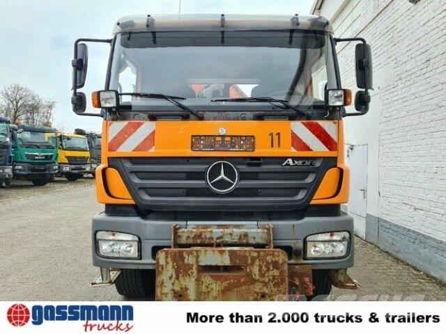 Mercedes-Benz Axor 1828 AK 4x4, Winterdienstausstattung, Kran Kipper