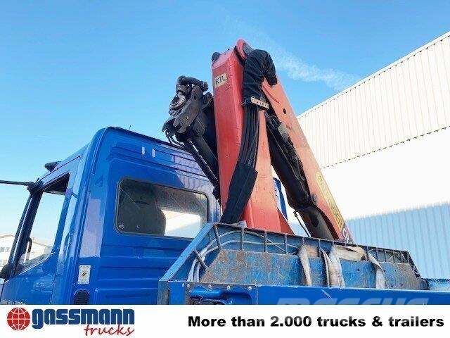 Mercedes-Benz Axor 1828 L 4x2 mit Kran Palfinger PK 9501, Funk Flatbed / Dropside trucks