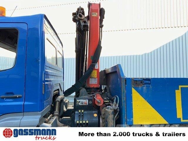Mercedes-Benz Axor 1828 L 4x2 mit Kran Palfinger PK 9501, Funk Flatbed / Dropside trucks