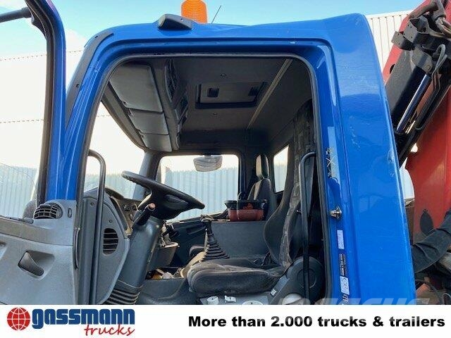 Mercedes-Benz Axor 1828 L 4x2 mit Kran Palfinger PK 9501, Funk Flatbed / Dropside trucks