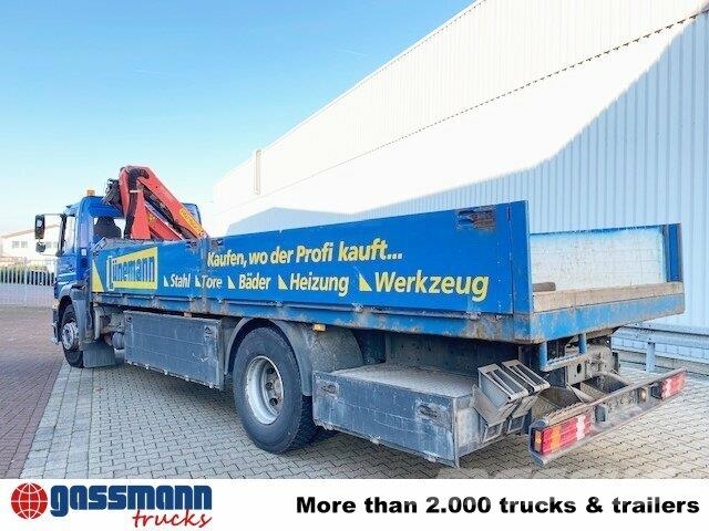Mercedes-Benz Axor 1828 L 4x2 mit Kran Palfinger PK 9501, Funk Flatbed / Dropside trucks