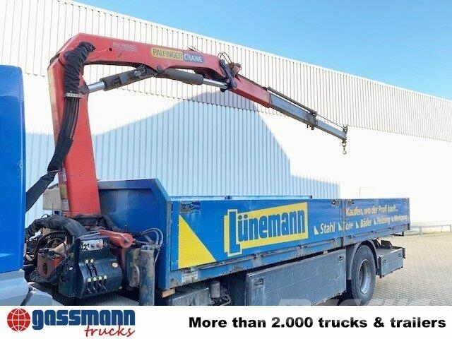 Mercedes-Benz Axor 1828 L 4x2 mit Kran Palfinger PK 9501, Funk Flatbed / Dropside trucks