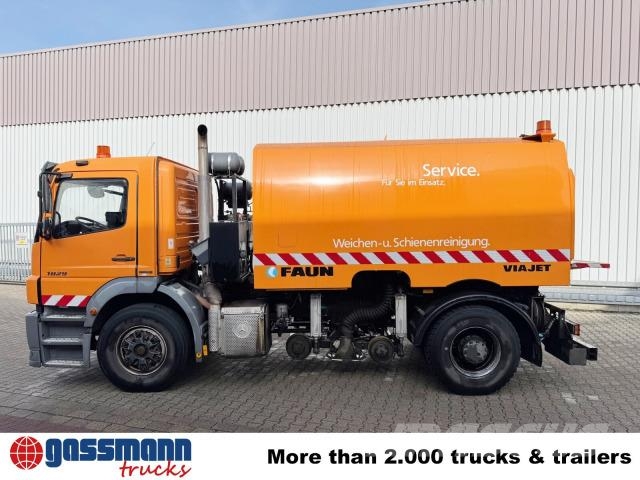 Mercedes-Benz Axor 1829 4x2, ZWEIWEG Z200, Kehrmaschine FAUN 其他貨車