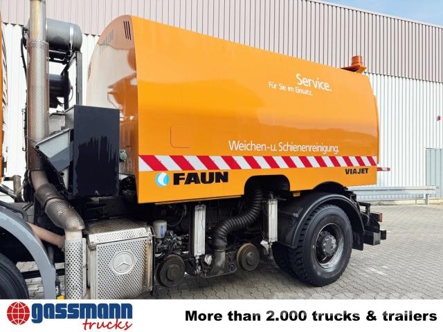 Mercedes-Benz Axor 1829 4x2, ZWEIWEG Z200, Kehrmaschine FAUN 其他貨車