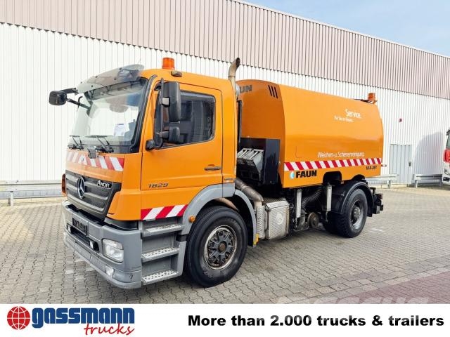 Mercedes-Benz Axor 1829 4x2, ZWEIWEG Z200, Kehrmaschine FAUN 其他貨車