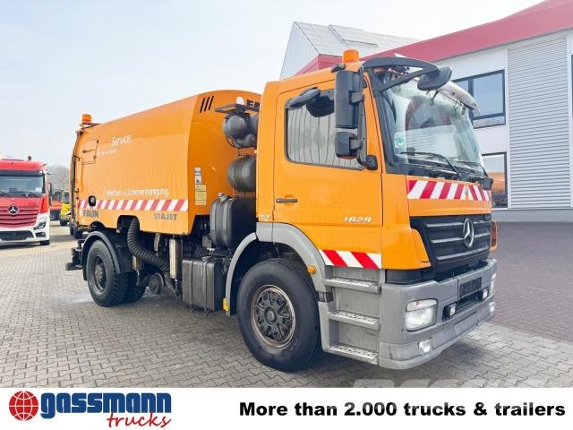 Mercedes-Benz Axor 1829 4x2, ZWEIWEG Z200, Kehrmaschine FAUN 其他貨車