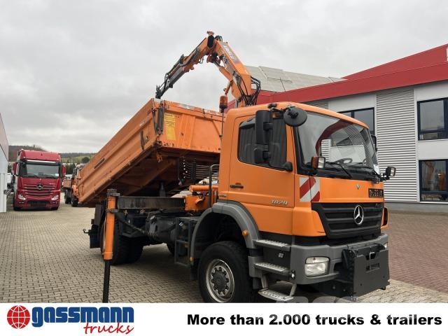 Mercedes-Benz Axor 1829 AK 4x4, Winterdienstausstattung, Kran Tippbil