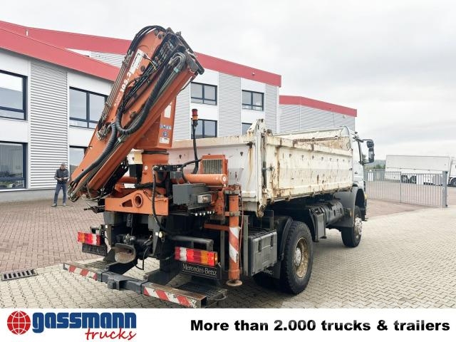 Mercedes-Benz Axor 1833 AK 4x4 mit Heckkran Atlas 105.2-A2L Самосвал