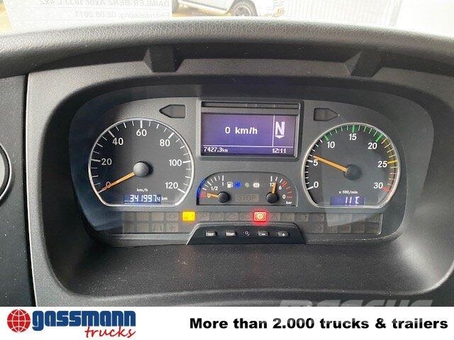 Mercedes-Benz Axor 1833 L 4x2 mit Heckkran Hiab XS 133 K-2 Flatbed / Dropside trucks