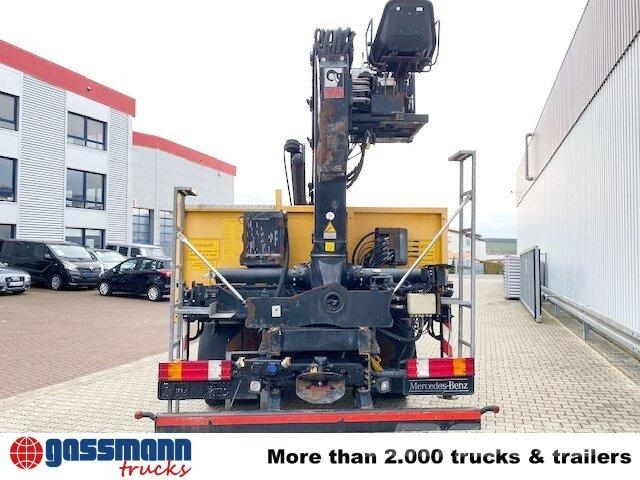 Mercedes-Benz Axor 1833 L 4x2 mit Heckkran Hiab XS 133 K-2 Flatbed / Dropside trucks