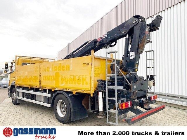 Mercedes-Benz Axor 1833 L 4x2 mit Heckkran Hiab XS 133 K-2 Flatbed / Dropside trucks