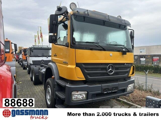 Mercedes-Benz Axor 2629 K 6x4, PTO, Steel, Manual, 6-Zylinder Wechselfahrgestell