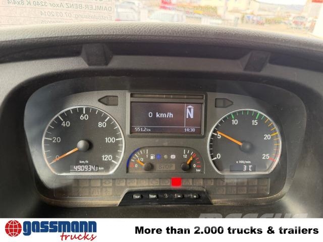 Mercedes-Benz Axor 3240 K 8x4/4, Stahlmulde ca. 16m³ 其他貨車
