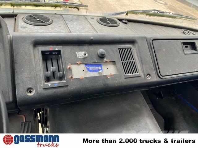 Mercedes-Benz L 407 D 4x2 Doka, Ex-THW Pritschenwagen/Pritschenwagen mit Seitenklappe