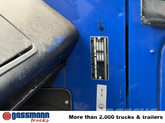 Mercedes-Benz L 407 D 4x2 Doka, Ex-THW Pritschenwagen/Pritschenwagen mit Seitenklappe