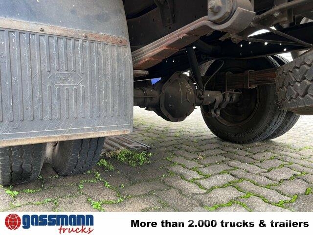 Mercedes-Benz L 407 D 4x2 Doka, Ex-THW Pritschenwagen/Pritschenwagen mit Seitenklappe