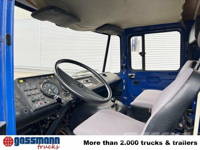 Mercedes-Benz L 407 D 4x2 Doka, Ex-THW Pritschenwagen/Pritschenwagen mit Seitenklappe
