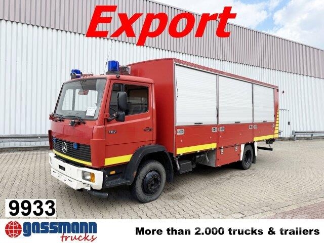 Mercedes-Benz LK 1117 4x2, 2x AHK, Export Gerätewagen, Platformas/izkraušana no sāniem