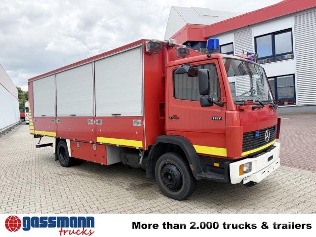 Mercedes-Benz LK 1117 4x2, 2x AHK, Export Gerätewagen, Platformas/izkraušana no sāniem