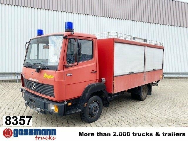 Mercedes-Benz LK 814 F 4x2, Ziegler RW1, 6-Zylinder Motor Sanduk kamioni