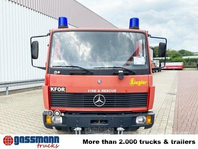 Mercedes-Benz LK 814 F 4x2, Ziegler RW1, 6-Zylinder Motor Sanduk kamioni