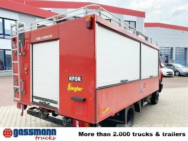 Mercedes-Benz LK 814 F 4x2, Ziegler RW1, 6-Zylinder Motor Sanduk kamioni