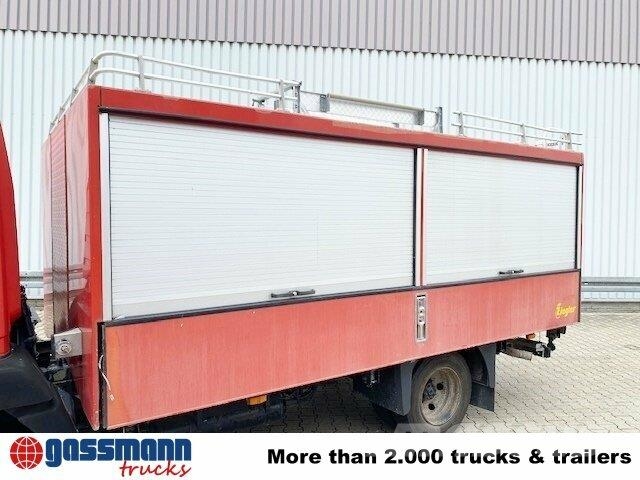 Mercedes-Benz LK 814 F 4x2, Ziegler RW1, 6-Zylinder Motor Sanduk kamioni