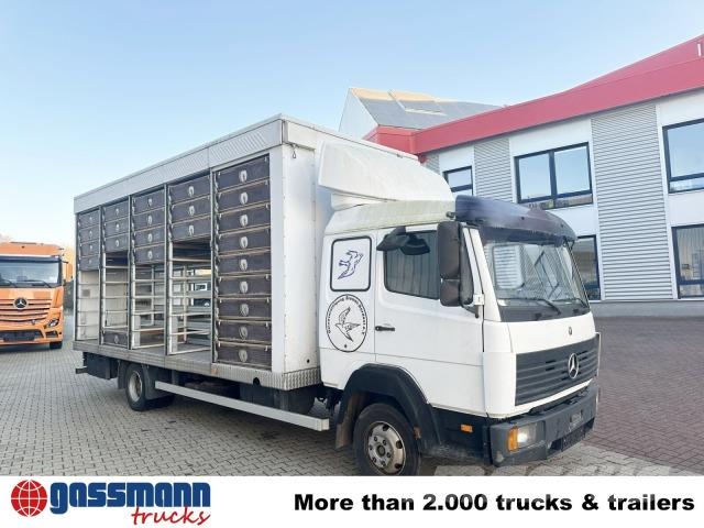 Mercedes-Benz LK 817 4x2, Taubentransporter Tovornjaki zabojniki