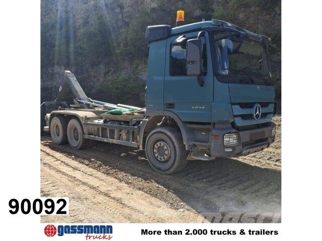 Mercedes-Benz MP III 2646 LK 6x4 VDL Abillanlage S 21-550 bis 6 Rol kiper kamioni sa kukom za podizanje tereta