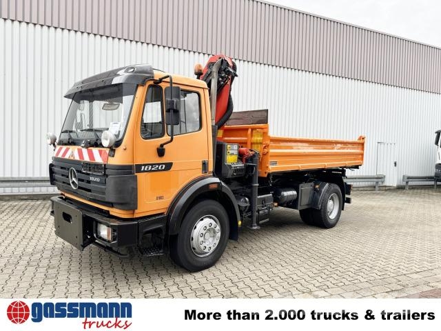Mercedes-Benz SK II 1820/24 K 4x2, Winterdienstaustattung, Kran Самосвал