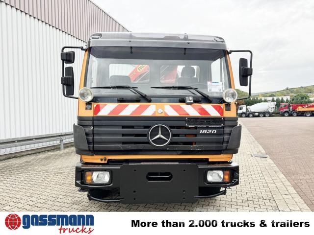 Mercedes-Benz SK II 1820/24 K 4x2, Winterdienstaustattung, Kran Самосвал