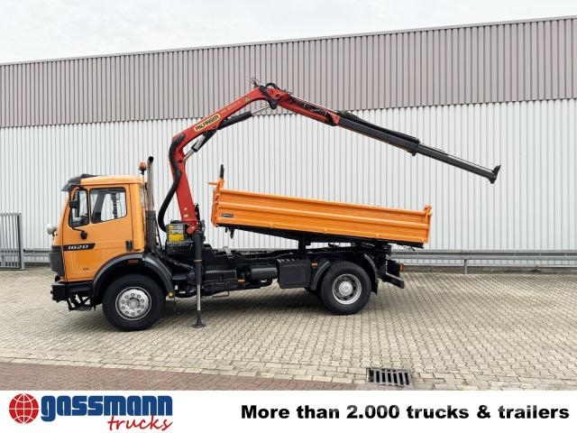 Mercedes-Benz SK II 1820/24 K 4x2, Winterdienstaustattung, Kran Самосвал