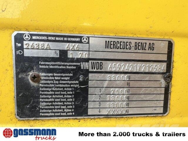 Mercedes-Benz SK II 2638/44 A 6x6, V8, Retarder Chassis Cab trucks