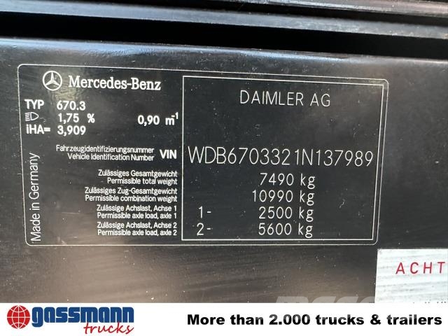 Mercedes-Benz Vario 813 D 4x2 Doka, Meiller Kipper Kipper