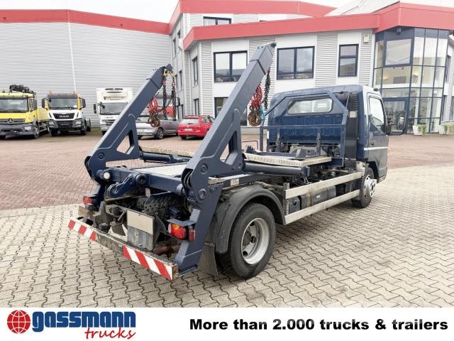 Mitsubishi Canter Fuso 7C15 4x2, AT-Motor, Tele-Absetzer, Camiões caixa desmontável com elevador de cabo
