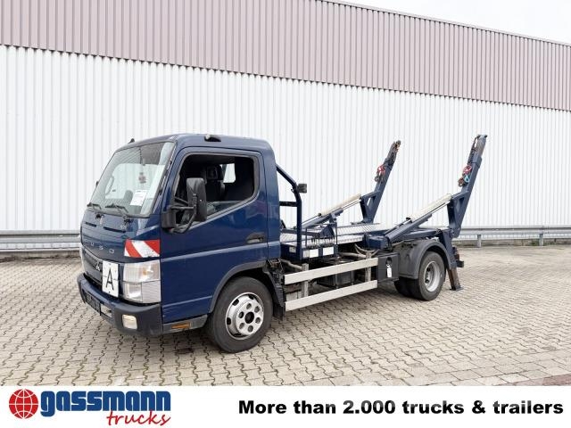 Mitsubishi Canter Fuso 7C15 4x2, AT-Motor, Tele-Absetzer, Camiões caixa desmontável com elevador de cabo