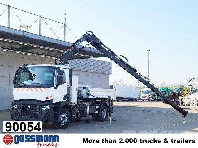 Renault C 430 4x2, Kran Hiab X-HiDuo 138 ES-3, Funk Tipper trucks