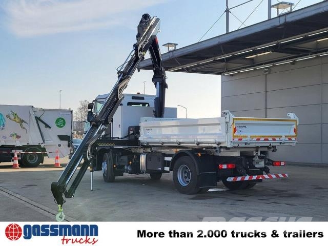 Renault C 430 4x2, Kran Hiab X-HiDuo 138 ES-3, Funk Tipper trucks