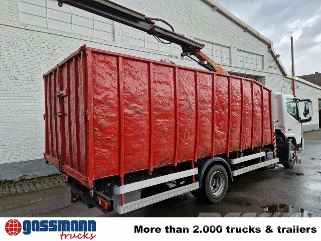 Renault D 180.75 4x2 mit Kran Palfinger PK6001 Camiones de cama baja