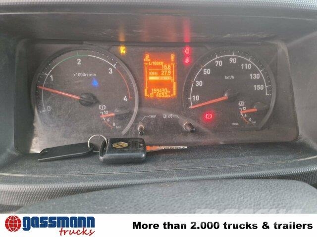 Renault D 180.75 4x2 mit Kran Palfinger PK6001 Camiones de cama baja