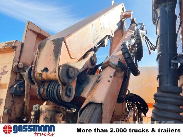Scania 93H 250 4x4, Winterdienstausstattung, Kran 덤프 트럭