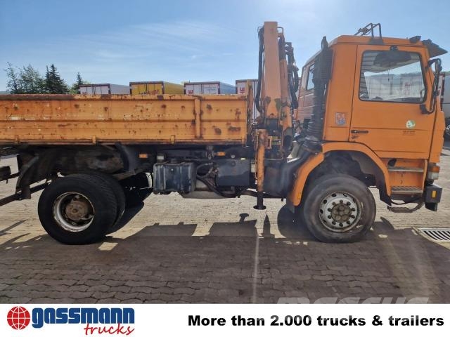 Scania 93H 250 4x4, Winterdienstausstattung, Kran 덤프 트럭