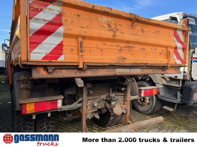 Scania 93H 250 4x4, Winterdienstausstattung, Kran 덤프 트럭