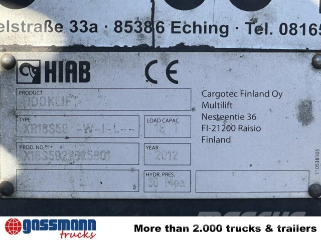 Scania G 480 6x2-4, Lenk-Liftachse, Hiab Kran Funk 166 Rol kiper kamioni sa kukom za podizanje tereta