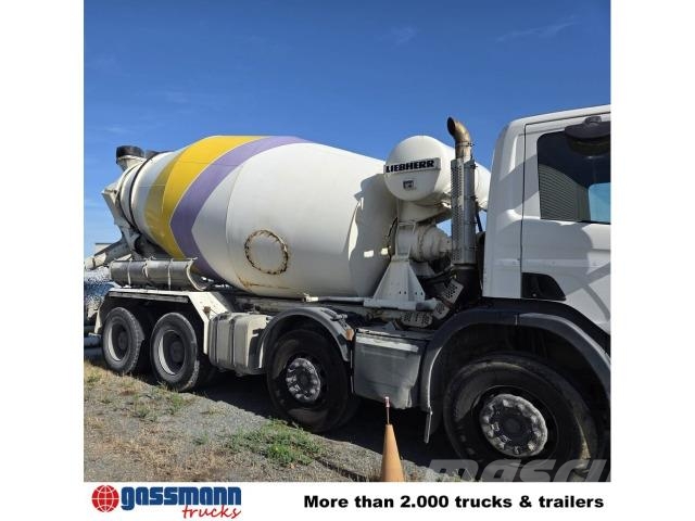 Scania P 410 8x4, Liebherr Mischer HTM 905, 9 cbm Anders