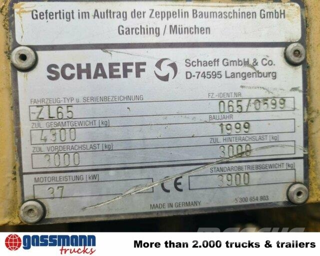 Schaeff ZL65 Radlader Κατασκευές - Άλλα