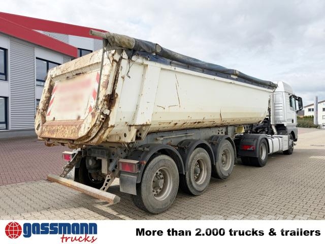 Schmitz SKI 24 SL 7.2, Stahlmulde ca. 24m³, Liftachse Semi-trailer med tip