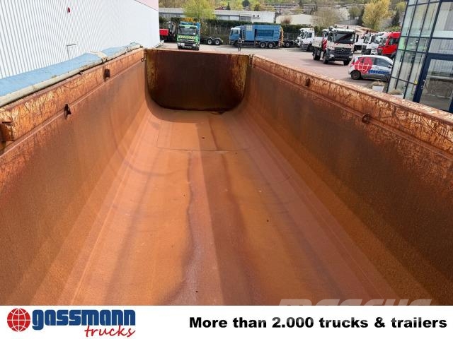 Schmitz SKI 24 SL 7.2, Stahlmulde ca. 24m³, Liftachse Semi-trailer med tip