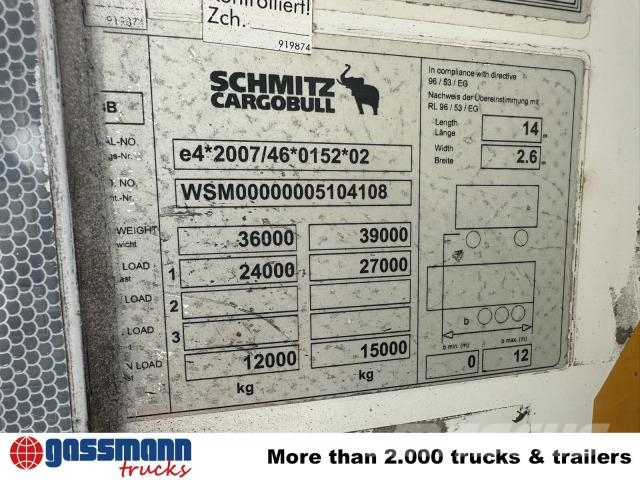Schmitz SKO 24/L-13.4 FP 60 COOL Chladiarenské návesy